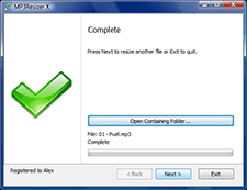 MP3Resizer Express Screenshot 3